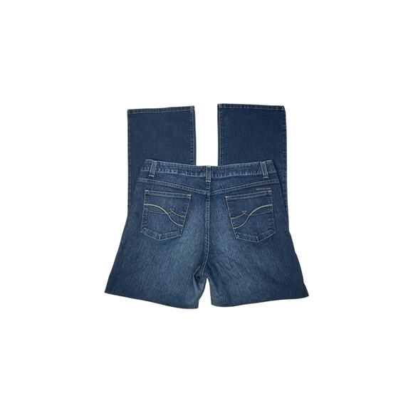 DKNY SOHO Dark Wash Straight Leg Jeans - Size 16 - Picture 2 of 6